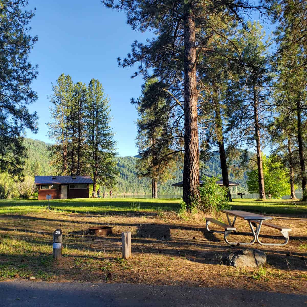 Campsite 33 Evans Campground Lake Roosevelt National Recreation Area