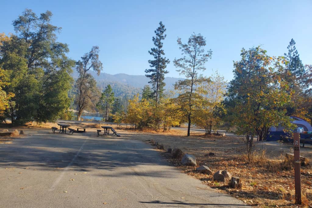 Campsite 6 Cedar Bluff Campground Bass Lake