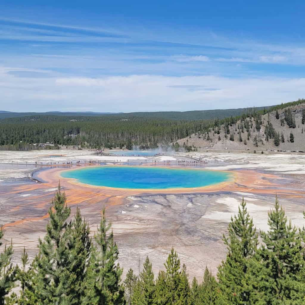 Grand Prismatic Spring Yellowstone National Park USA