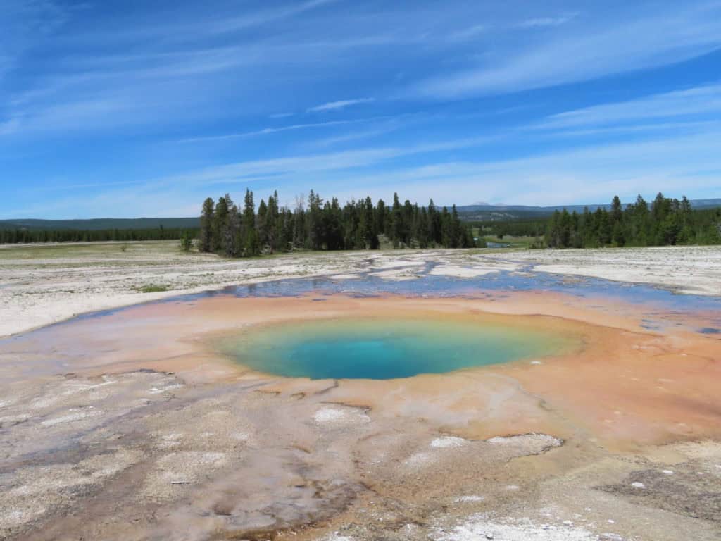 Opal Pool Midway Geyser Basin Yellowstone National Park