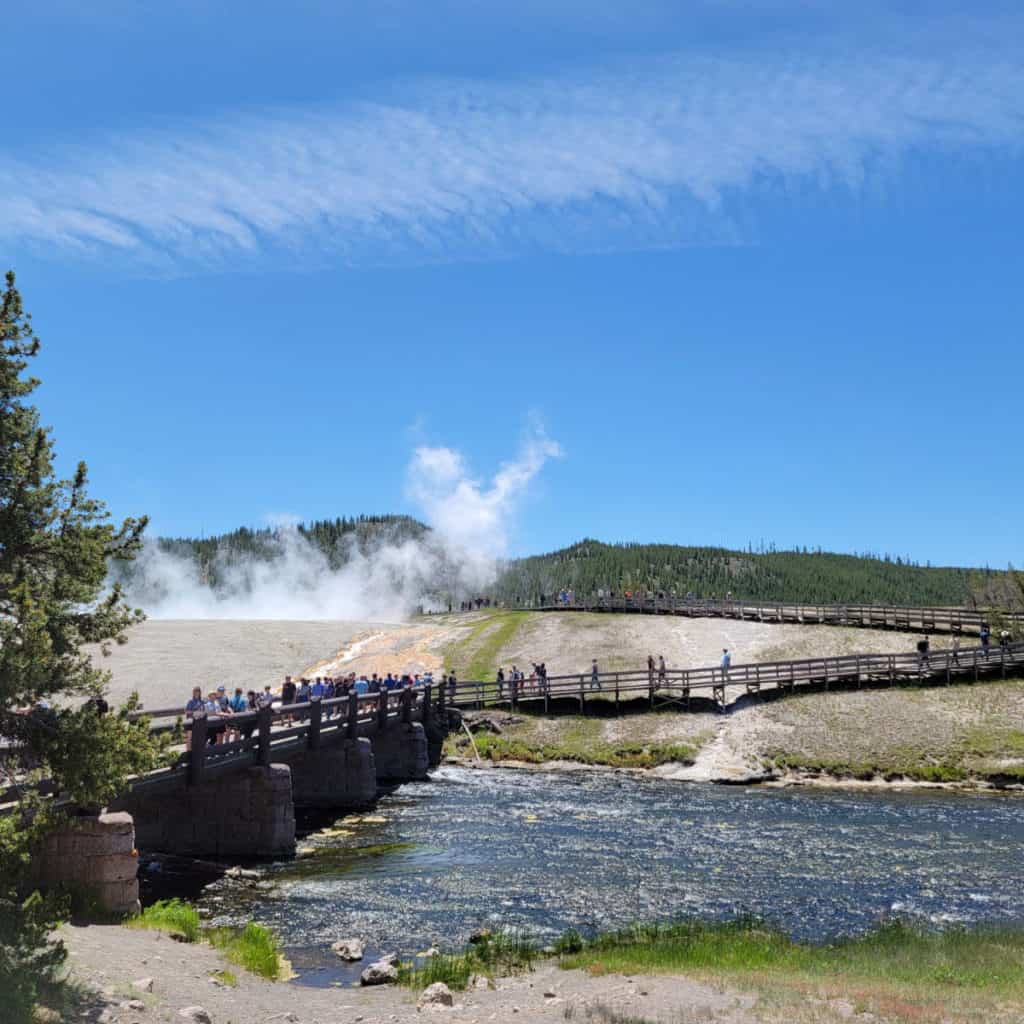 trail to Midway Geyser Basin