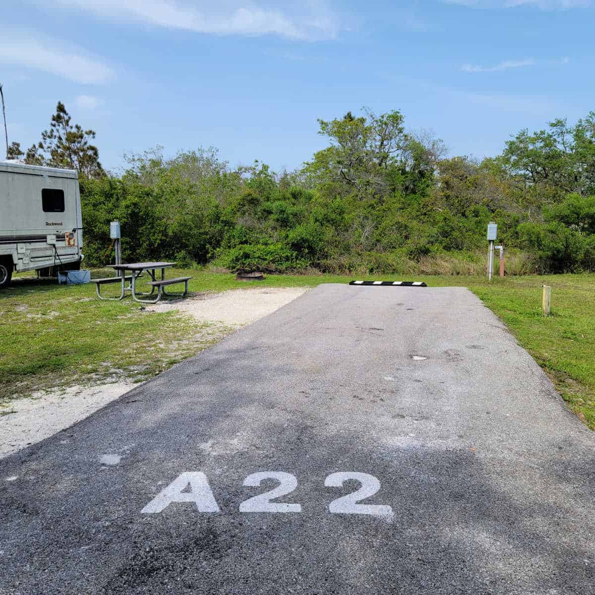 Campsite A22 Fort Pickens Campground Gulf Islands National Seashore Gulf Breeze, Florida