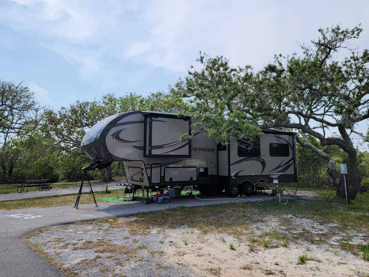 Campsite A28 Fort Pickens Campground Gulf Islands National Seashore Gulf Breeze, Florida