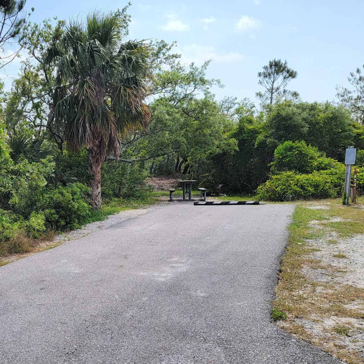 Campsite A34 Fort Pickens Campground Gulf Islands National Seashore Gulf Breeze, Florida