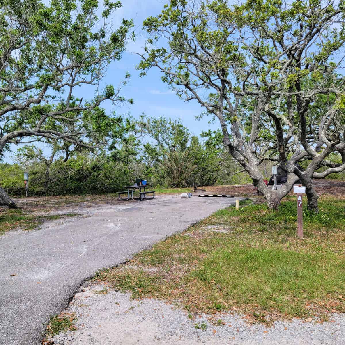 Campsite A7 Fort Pickens Campground Gulf Islands National Seashore Gulf Breeze, Florida