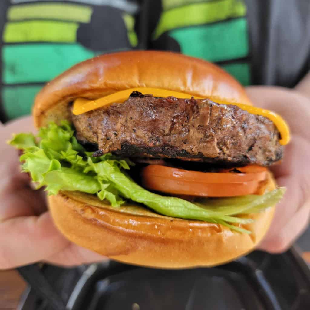 Hamburger at Yavapai Tavern