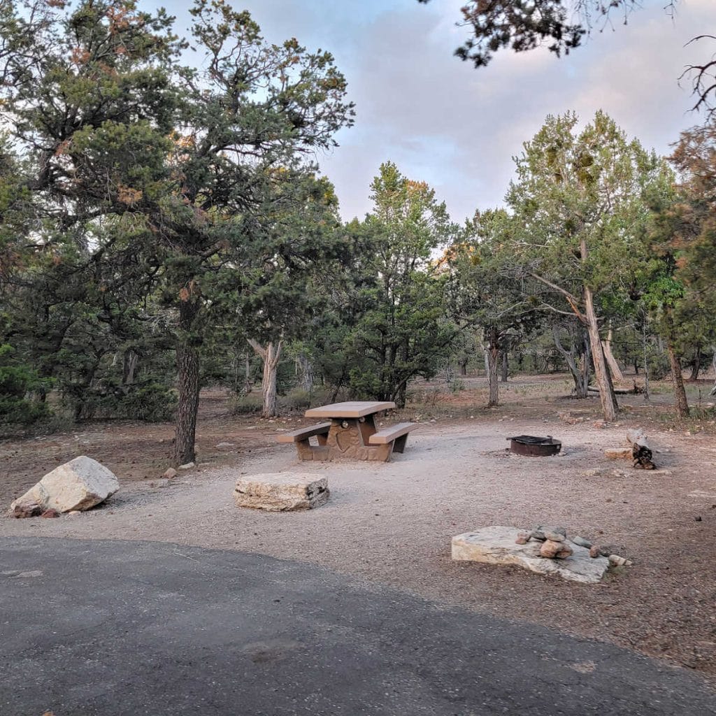 Campsite 197 Mather Campground Grand Canyon National Park