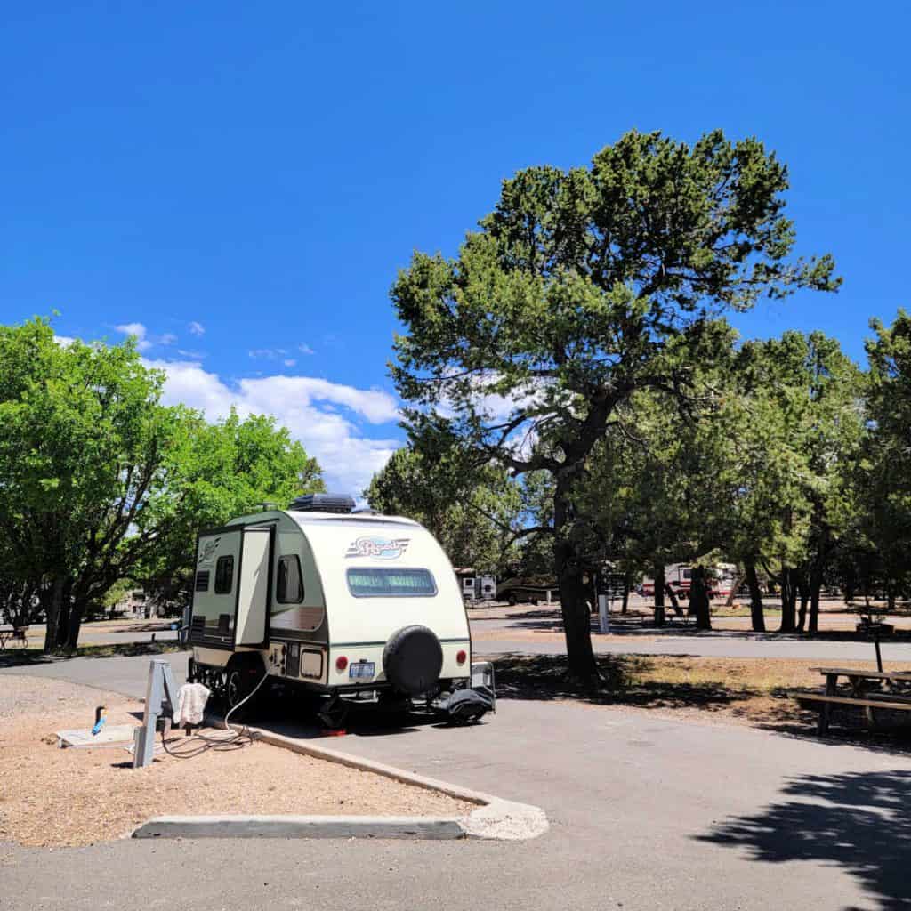 Campsite in Trailer Village Campground Grand Canyon NP