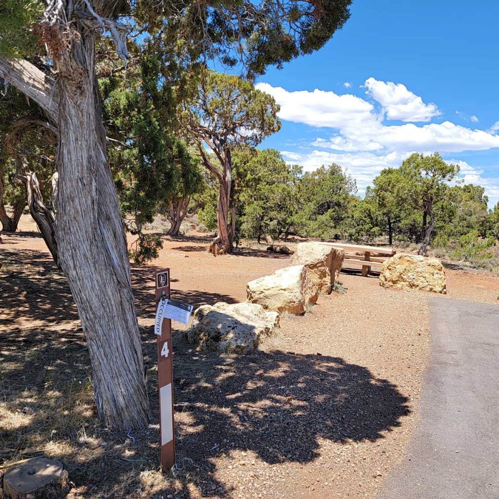Campsite 4 Desert View Campground Grand Canyon National Park
