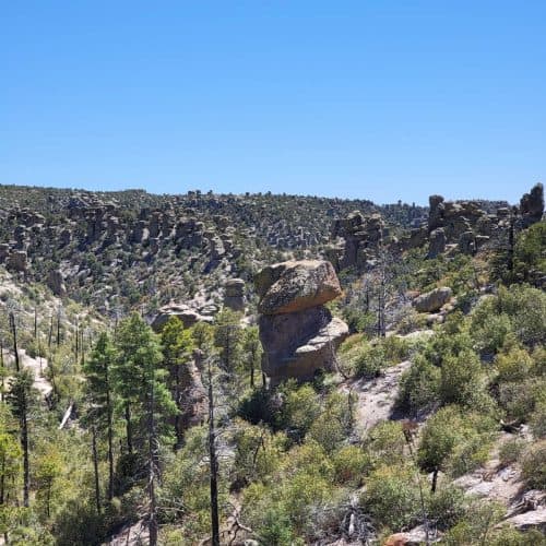 Rock formations at Chiricahua