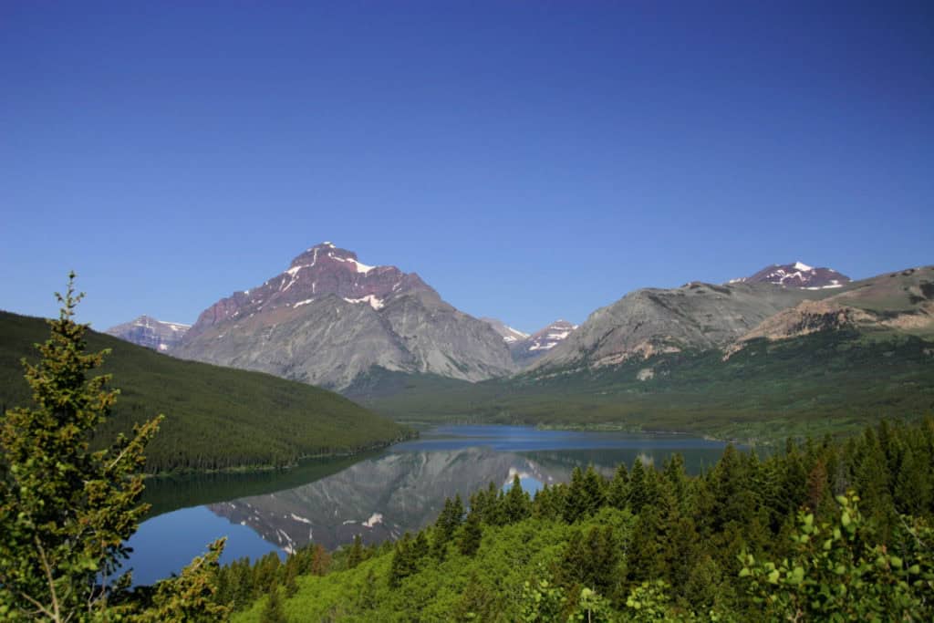St Mary Lake in Glacier National Park