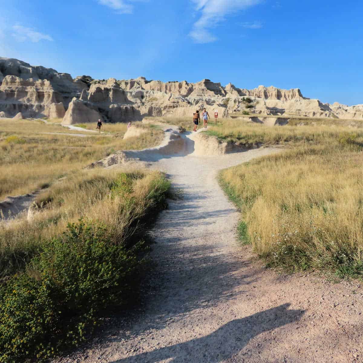 Notch trail hike in Badlands National Park