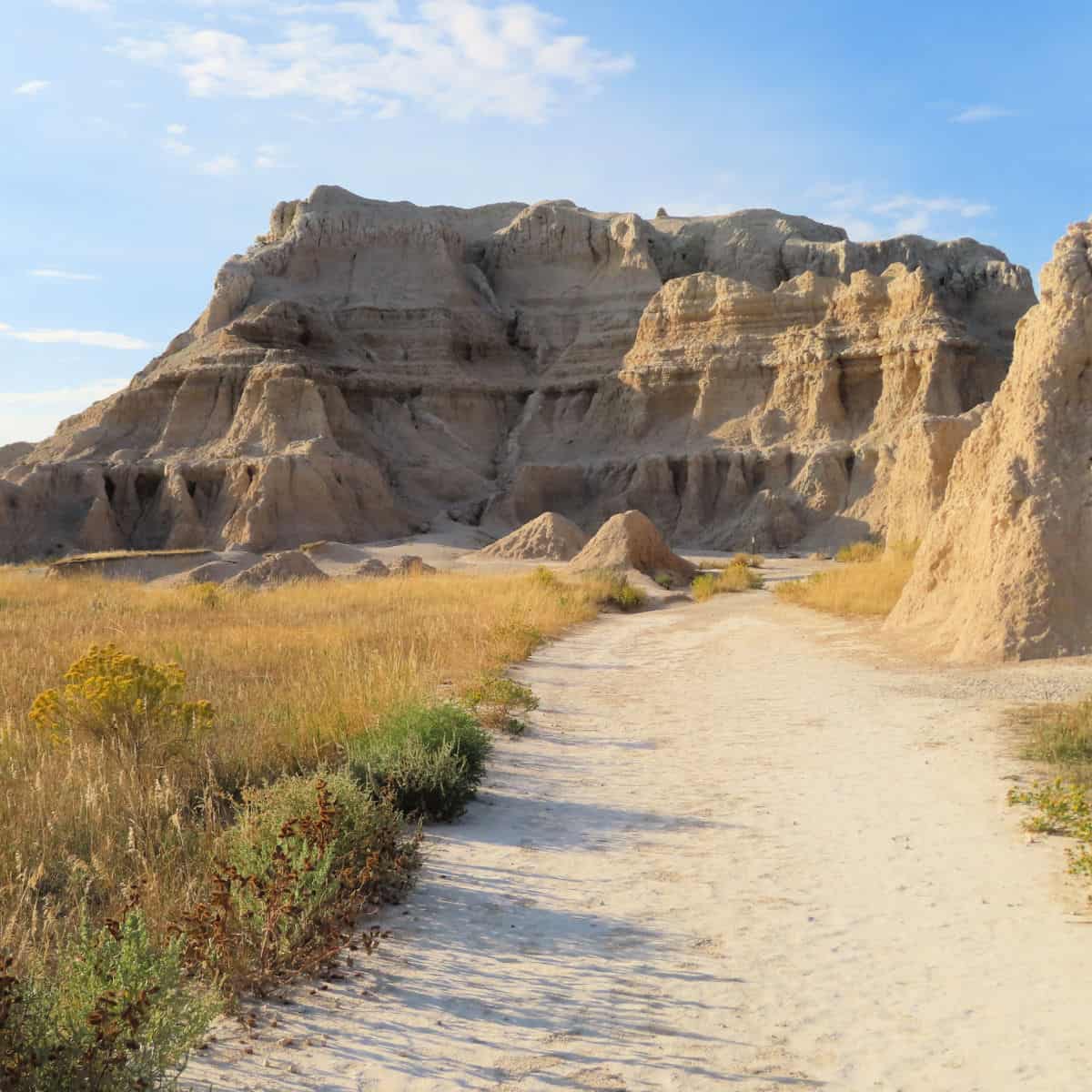 Hiking in the Badlands on the Notch Trail in Badlands National Park