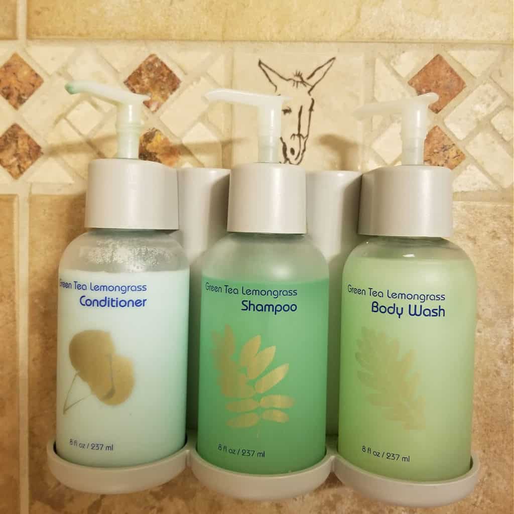 toiletries in Kachina Lodge
