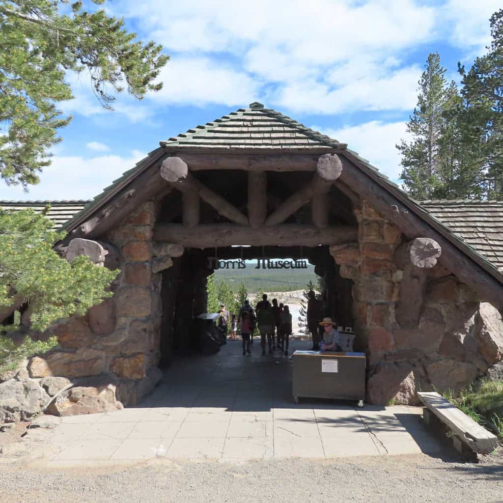 Norris Museum in the Norris Geyser Basin Yellowstone National Park