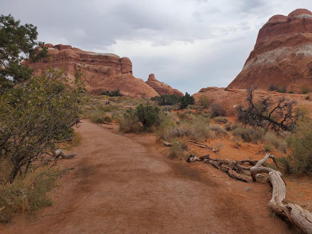 Scenery along Devils Garden Trail in Arches National Park