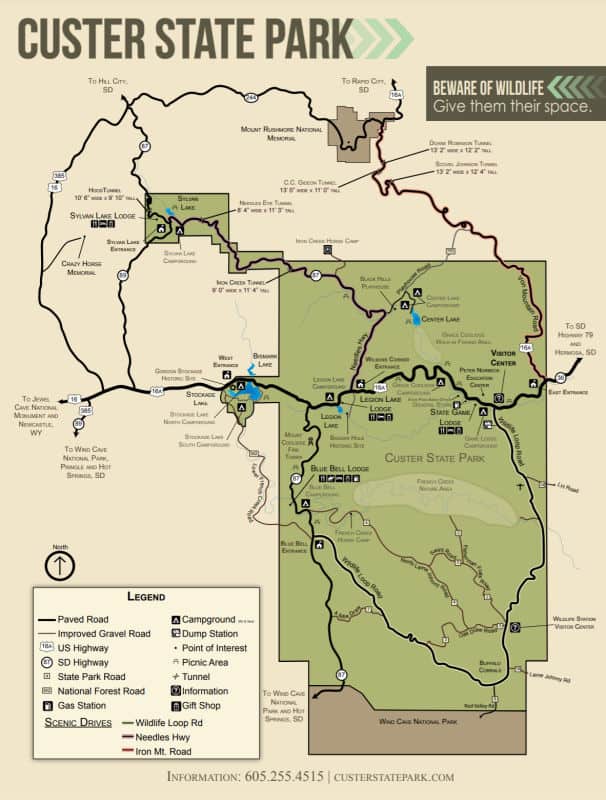 Custer State Park Map Pdf Custer State Park Epic Guide 2022 Park Ranger John