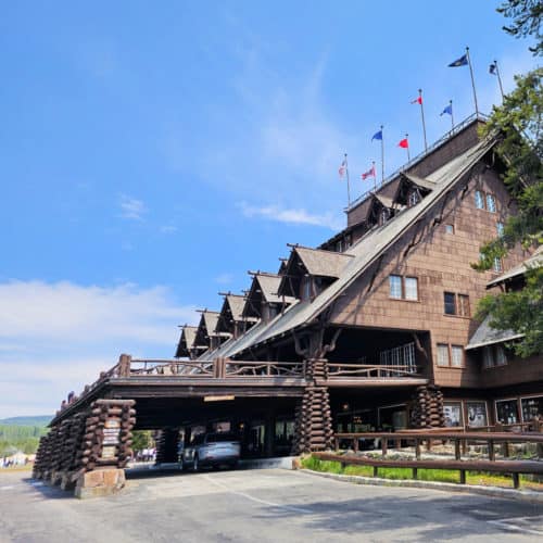 Old Faithful Inn at Yellowstone National Park