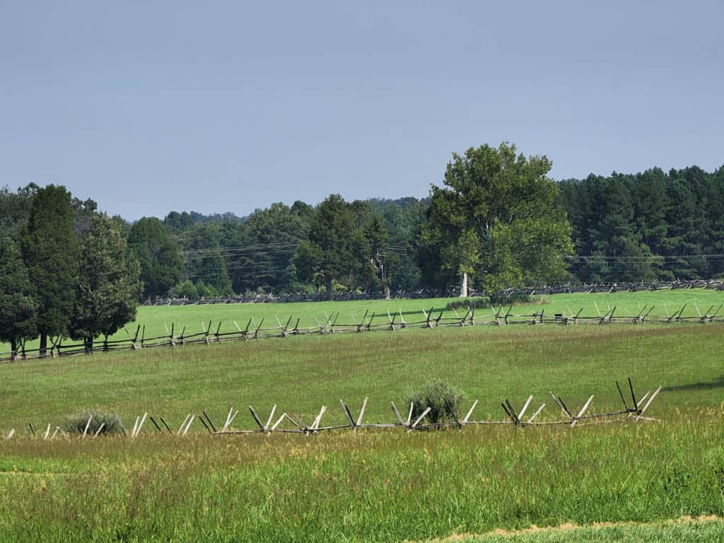 Overlooking Manassas National Battlefield