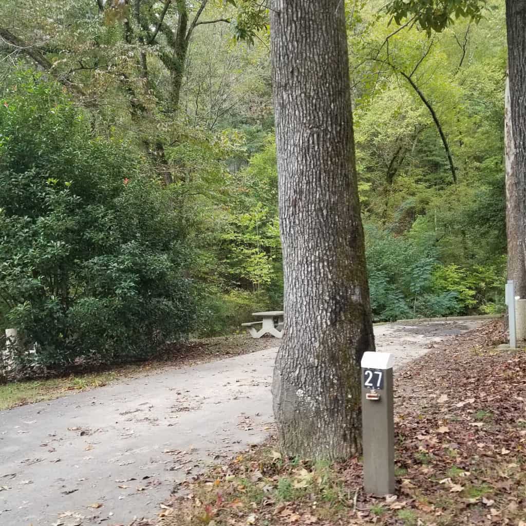 Campsite 27 Gulpha Gorge Campground Hot Springs National Park