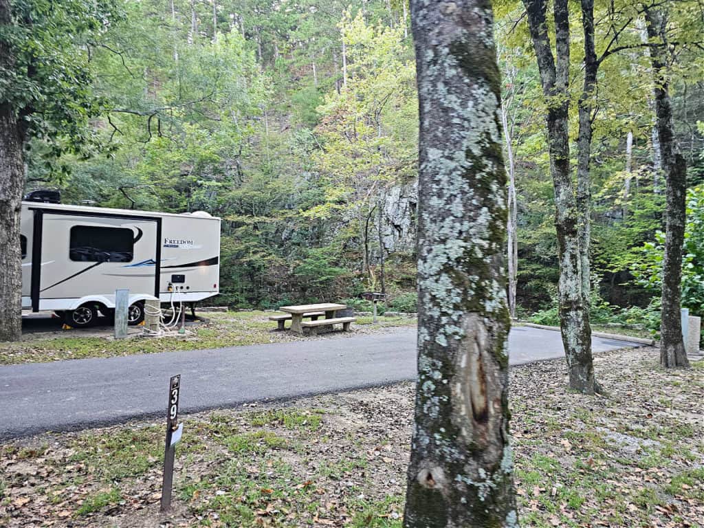 Campsite 39 Gulpha Gorge Campground Hot Springs National Park