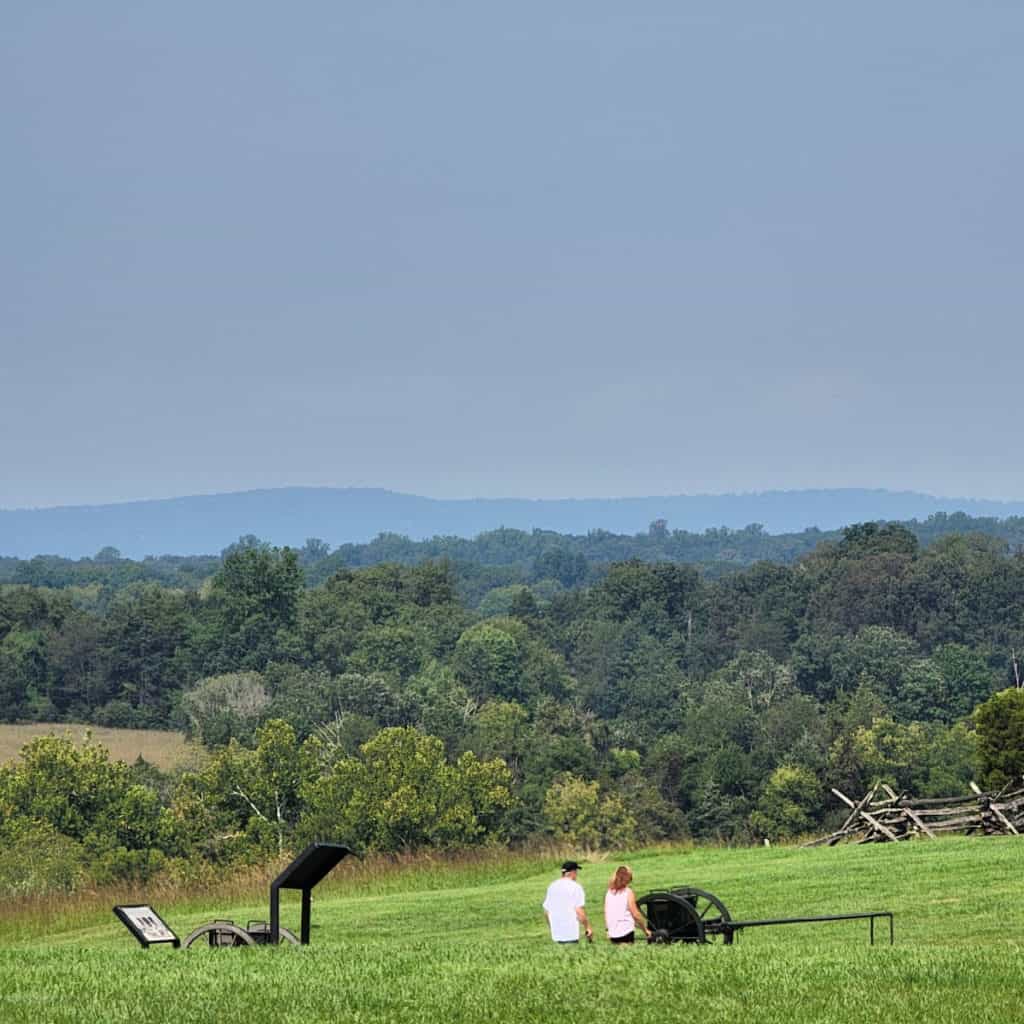 Park Visitors Discovering Manassas National Battlefield