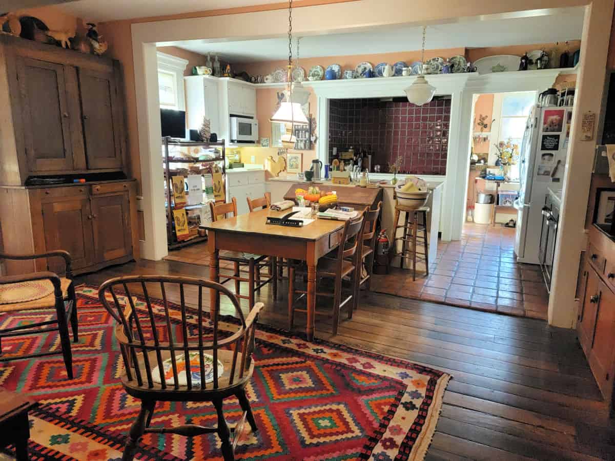 Kitchen area at the Inn at Brandywine Falls