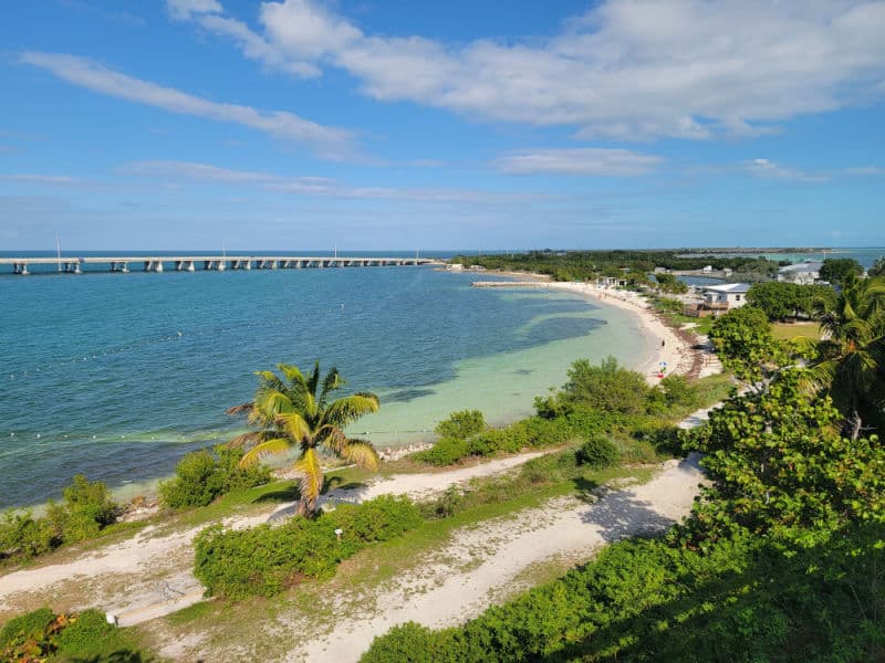 Beach views over Bahia Honda State Park, Florida