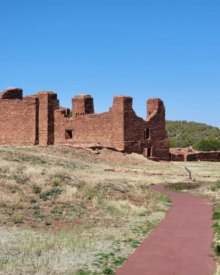 Church and Concento of Nuestra Senora De La Purisma Concepcion De Quarai in the Quarai section of Salinas Pueblo Missions National Monument