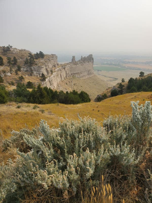 Epic views from Scotts Bluff National Monument, Nebraska