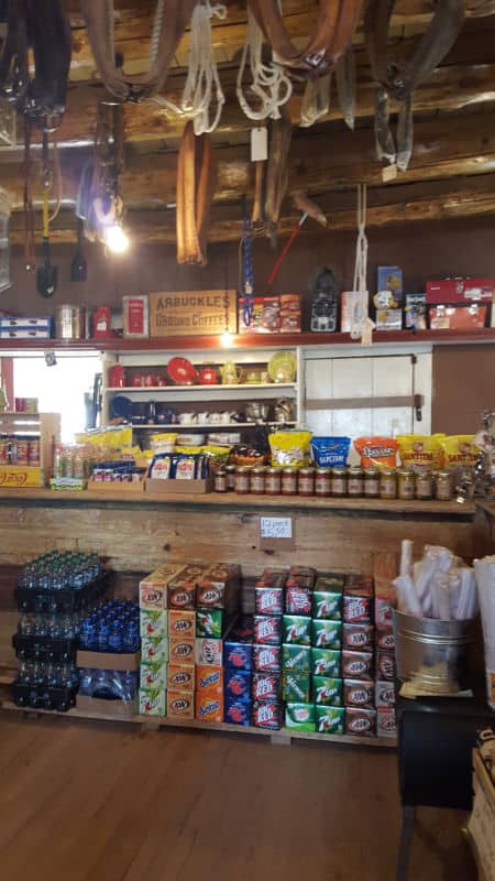 groceries inside hubbell trading post national historic site