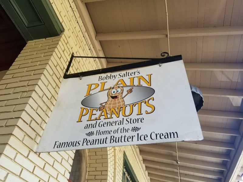 Plains Peanut General Store Sign, Jimmy Carter National Historical Park, Georgia