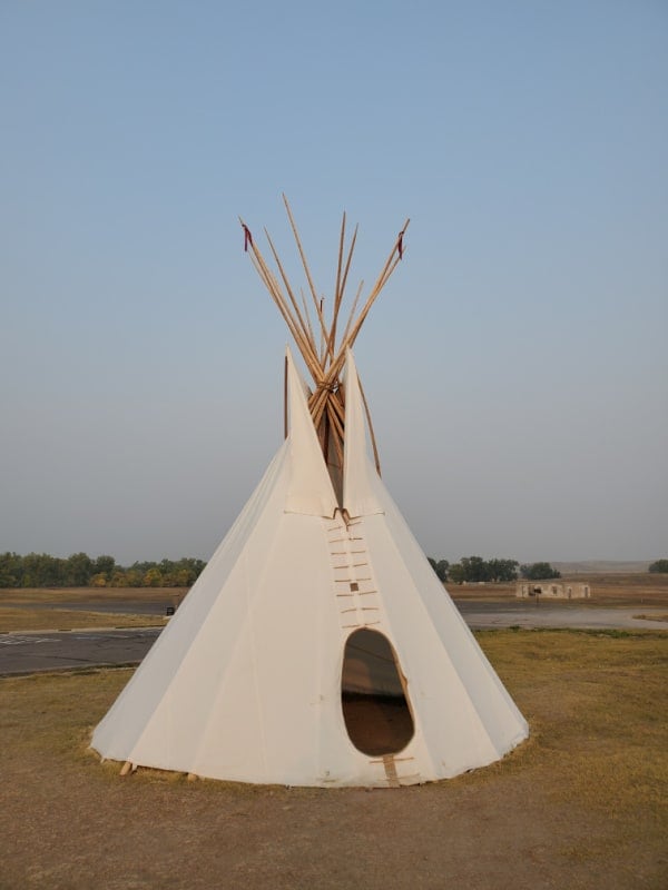 Plains Tipi on the grounds of Fort Laramie National Historic Site