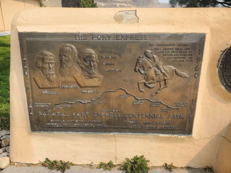 Pony Express Trail Sign