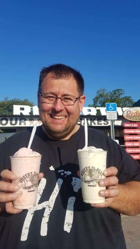 Park Ranger John with Robert is Here milkshakes