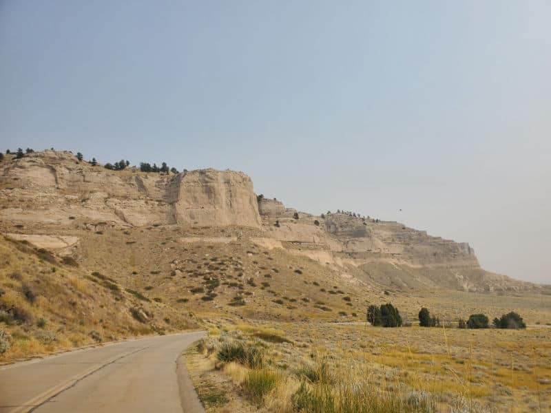 scenic Drive leading up Scotts Bluff National Monument, Nebraska