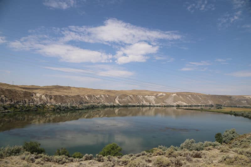 Snake River Overlook in Hagerman Fossil Beds National Monument, Idaho 