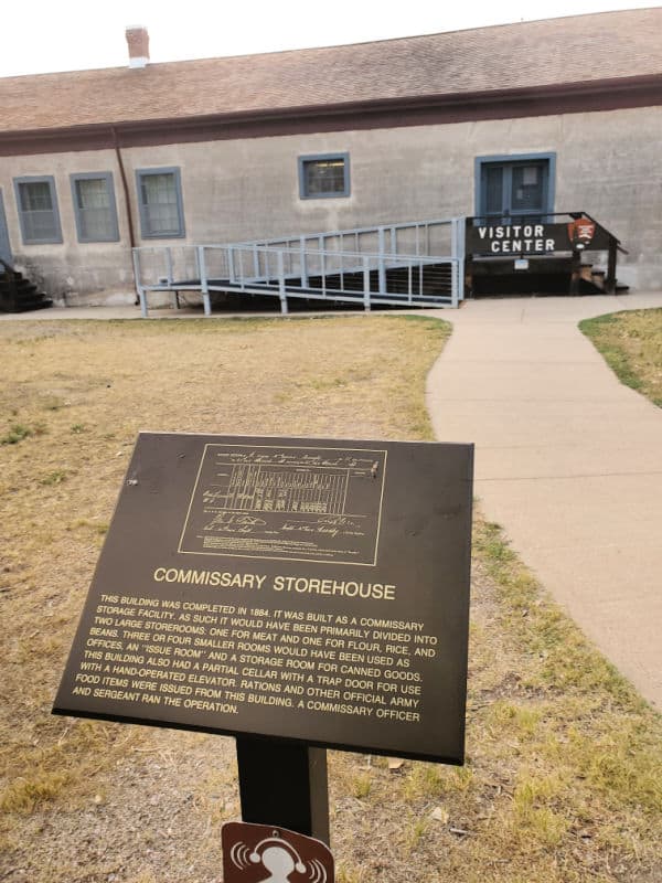 Visitor Center, 1884 Commisary Storehouse, Fort Laramie National Historic Site