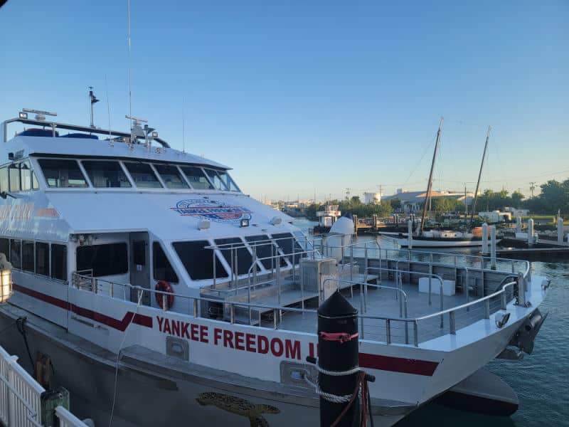 Yankee Freedom III boat docked in Key West