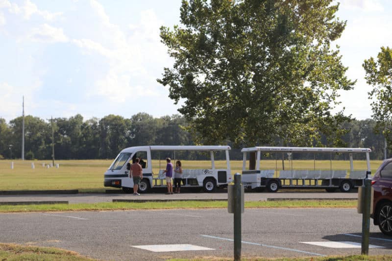 Tram tour, poverty point