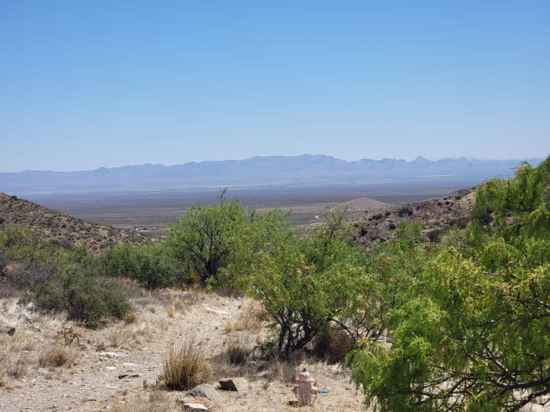 Scenic views from Fort Bowie National Historic Site