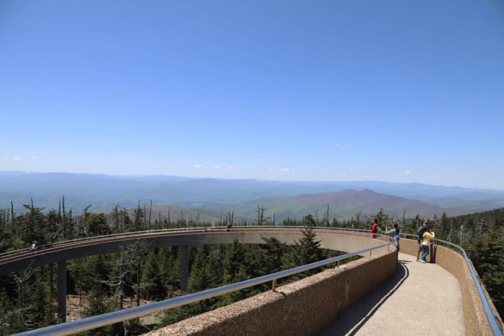Walking down from the Observation Tower on Kuwohi Summit