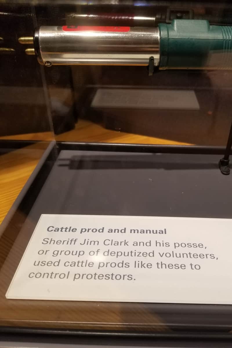Cattle prod used in Selma to Montgomery March