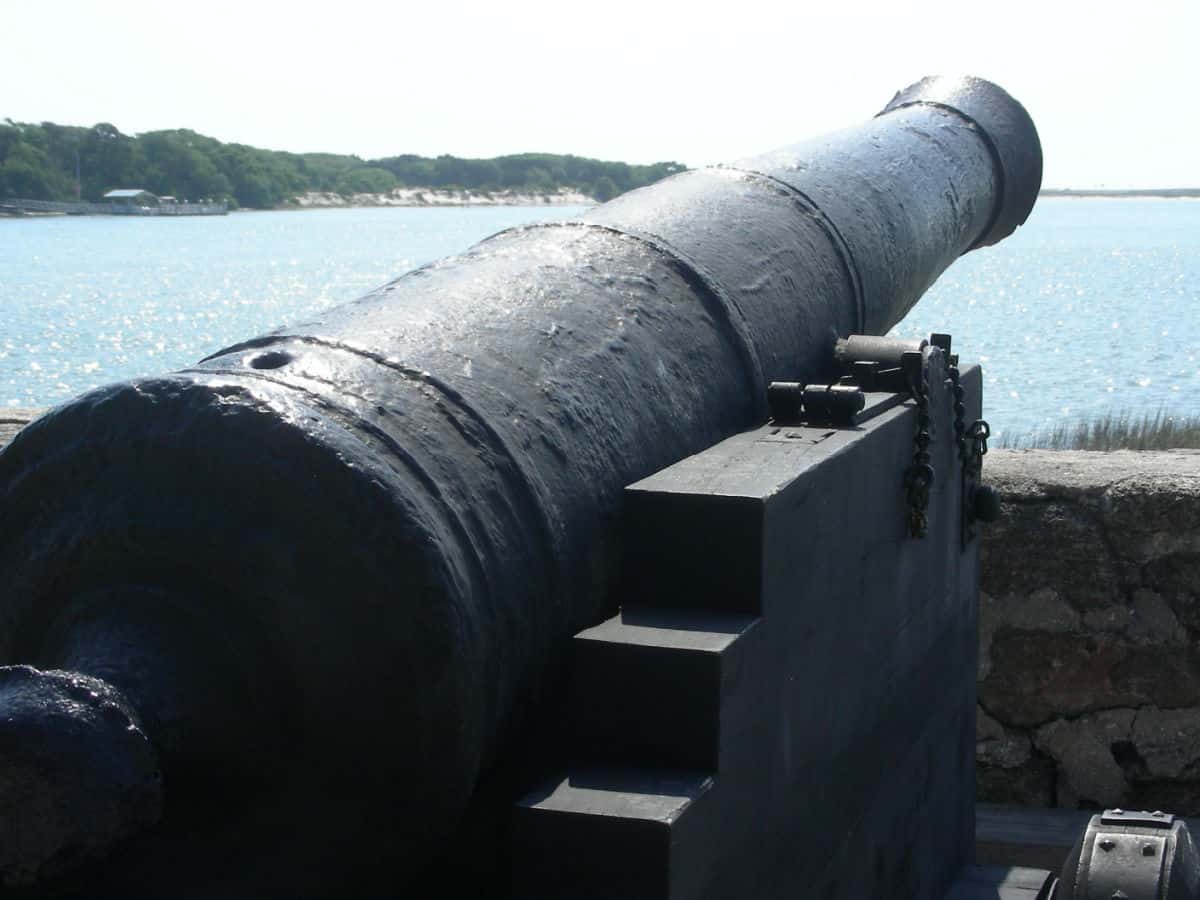 Historic Cannon on Fort Matanzas 