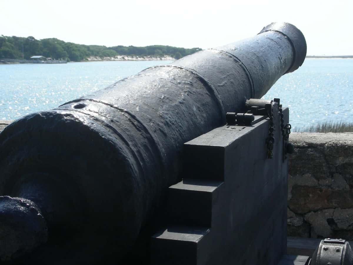 Historic Cannon on Fort Matanzas