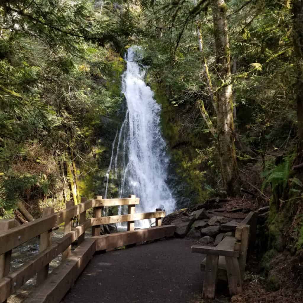 Madison Falls at Olympic National Park Washington