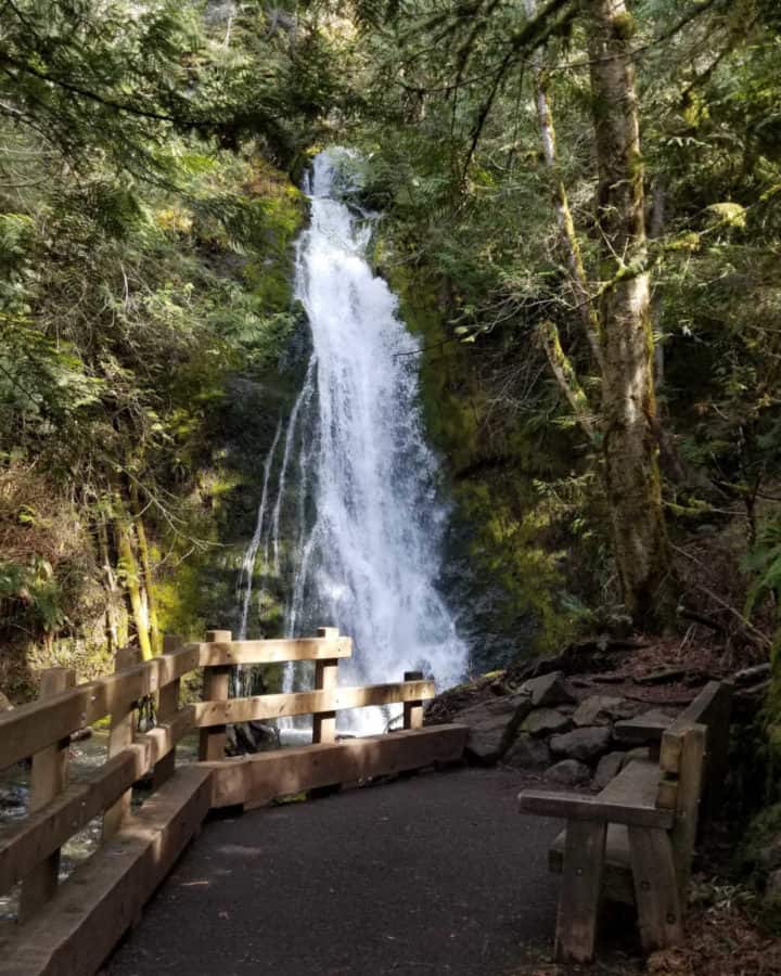 Madison Falls at Olympic National Park Washington