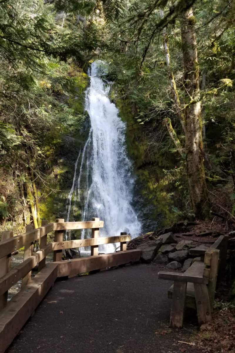 Madison Falls and Madison Falls Trail at Olympic National Park