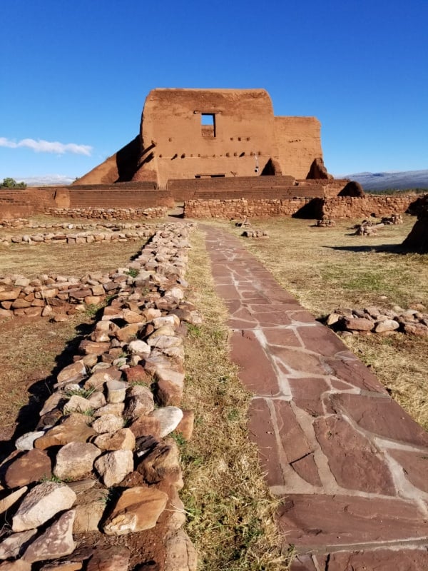 Trail leading to Pecos Pueblo