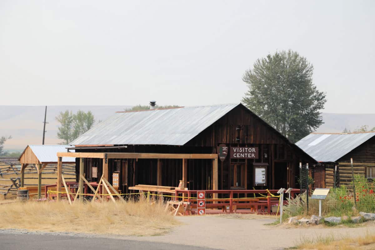 Grant-Kohrs Ranch barn visitor center